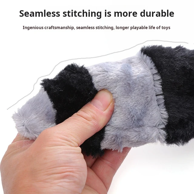 Pet Puppy Supplies Squirrel Dog Plush Chew Toy Bite Resistant Sound Interactive Squeaky Indestructible dogs Toys Soft Rattles 4