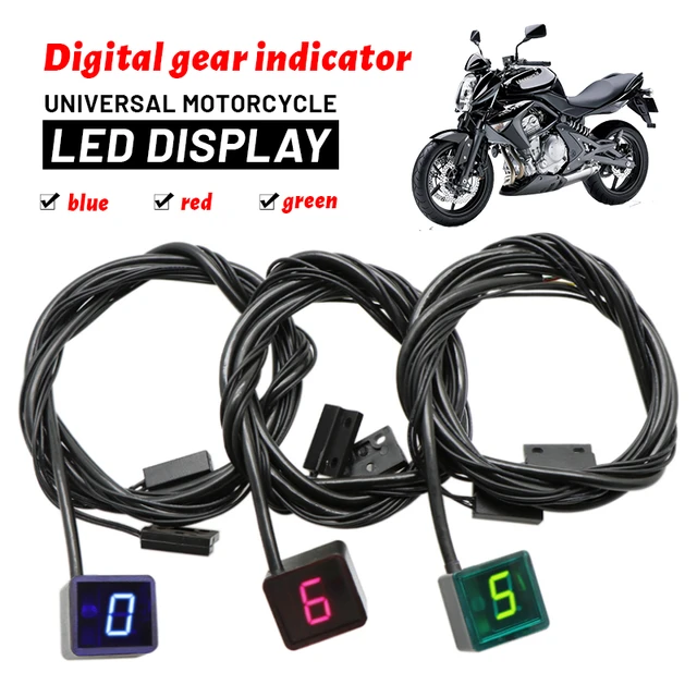 3 Farben Universal 8-Gang Digital getriebe Anzeige starker Motorrad Display Schalthebel  Sensor für Honda für Yamaha für Suzuki - AliExpress