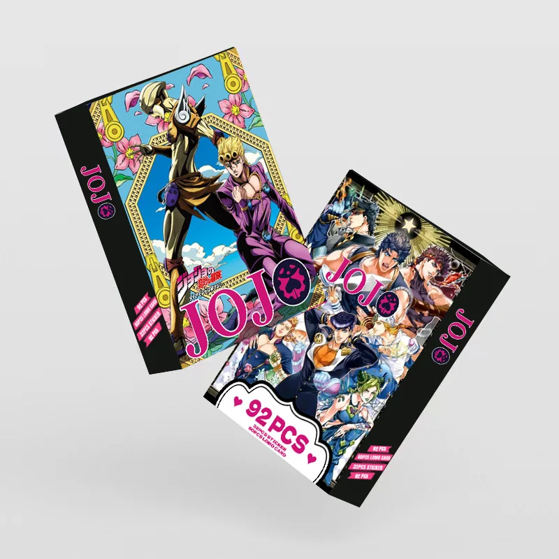 NEW 92 PCS Anime JoJo's Bizarre Adventure Lomo Card Double-sided