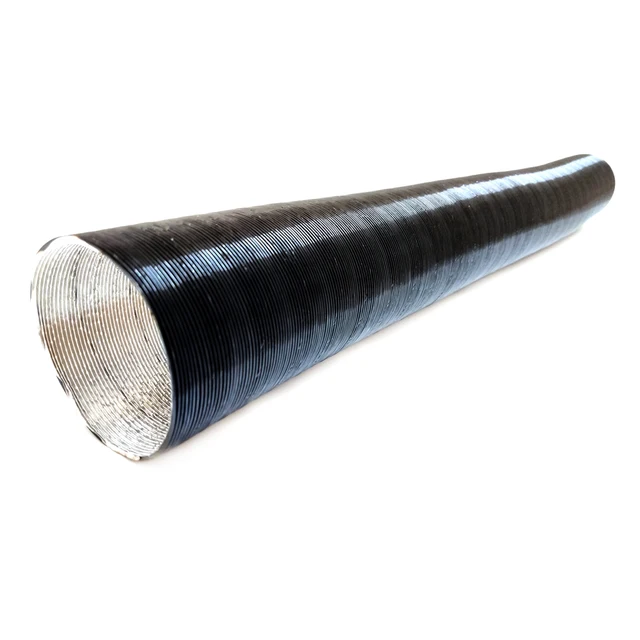 Tubo Riscaldamento Alluminio 60 Mm X 80 Cm - Per Riscaldatore 2000W, Auto, Canali Aria