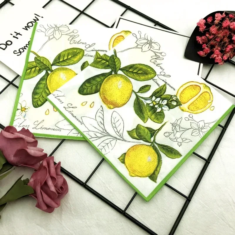 Paper Napkins Disposable Paper Placemats 20pcs 33*33cm 2-Ply