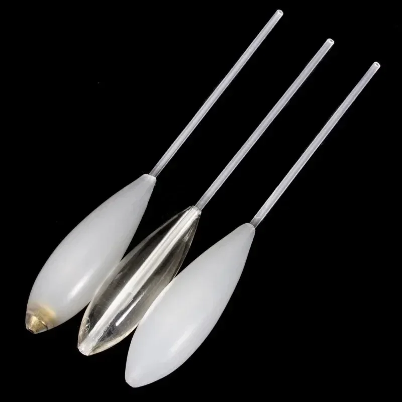 3pcs Fishing 6g/10g Bombardment Shape Acrylic Upward Float Thick Carp Trout Bass Floating Buoy Sports Supplies Accessories Goods