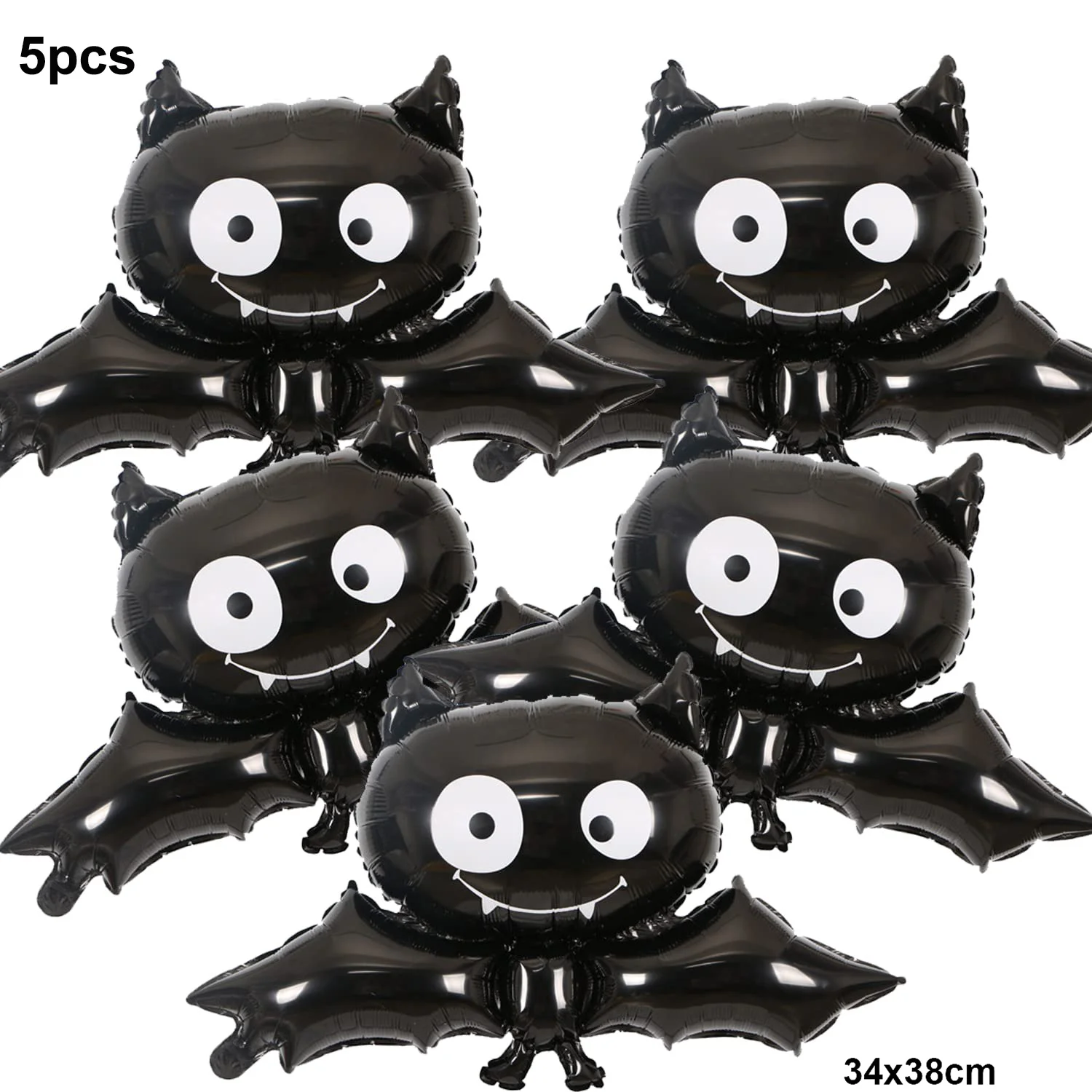 thumbnail image 1 of globos de aluminio de Halloween, globos de Mylar de murciélago, lindo globo de murciélago negro, accesorios para fiesta de Halloween, suministros de decoración del hogar, regalos para niños, 1 of 5