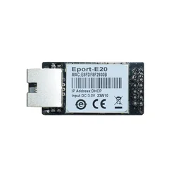 Eport-E20 Network Server Port 3.3v TTL Serial To Ethernet Embedded Module IOT Device Support DHCP TCP IP Telnet Modbus TCP