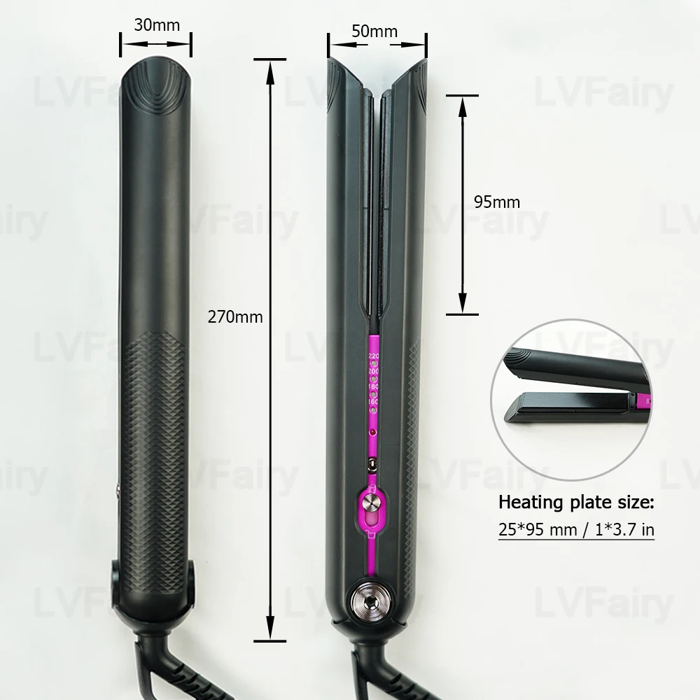 Description Picture 5 of itemHair Straightener 2 IN 1 Flat Iron Roller Curler Mini Portable Dry and Wet Uses Professional Modeling Tools