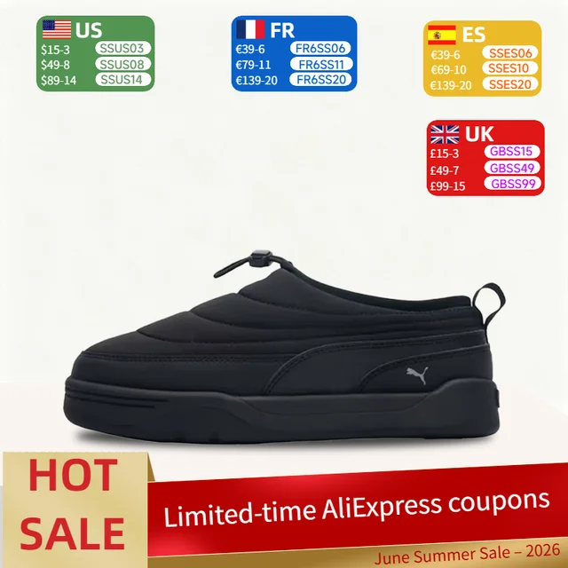 PUMA Park Lifestyle Minimalist Comfort Soft Warmth Durable Low-Top Casual Shoes Unisex Style 397661-01 1