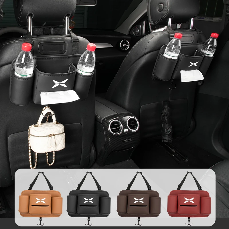 Scatola Per Fazzoletti Per Auto Borsa Per La Conservazione Dello Schienale Del Sedile Automatico Supporto Per Bevande Per Xpeng G3 P7 480G 670G 562E G