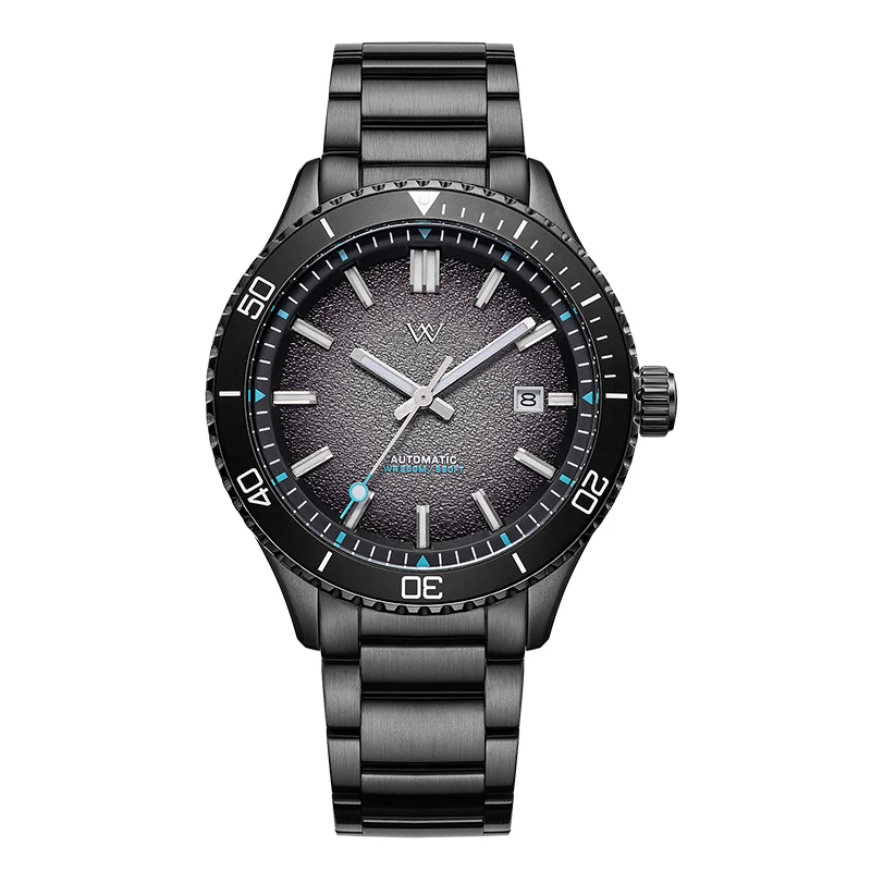 RATIO FreeDiver Orologio Subacqueo Uomo | 500m Impermeabile | Cristallo Zaffiro | Movimento Automatico MIYOTA | Quadrante Nero