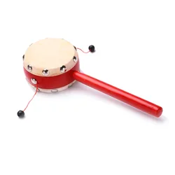 Colorful Chinese Spinning Rattle Drum Toy - Kids Party Favors & Gifts (1PCS Rattle Drum)