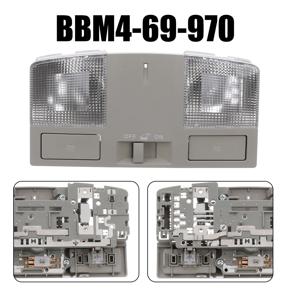 

Gray Plastic Overhead Console Map Lamp Light For Mazda 3 2010-2013 BBM4-69-970 Accessories For Vehicles