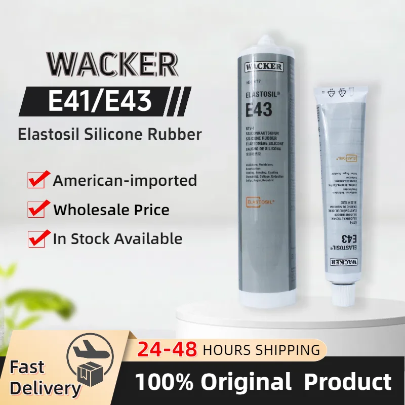 Germany Wacker E41 E43 Elastosil Silicone Rubber RTV-1 Medical Food ...