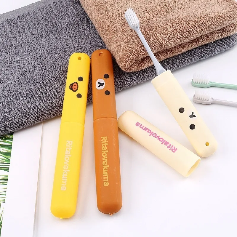 Portable Toothbrush Cover Holder Bear Cute animal Outdoor Travel Hiking Camping Toothrush Cap Case Protect Storage Cute Box toothbrush holder,toothbrush covers,toothbrush case,toothbrush storage box