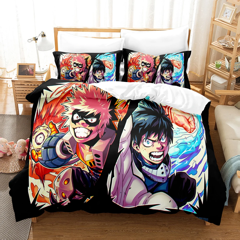 Parure De Lit Demon Hunters - Microfibre Douce - Housse De Couette 135x200 Cm + 2 Taies 75x50 Cm - Pour Enfants & Ados