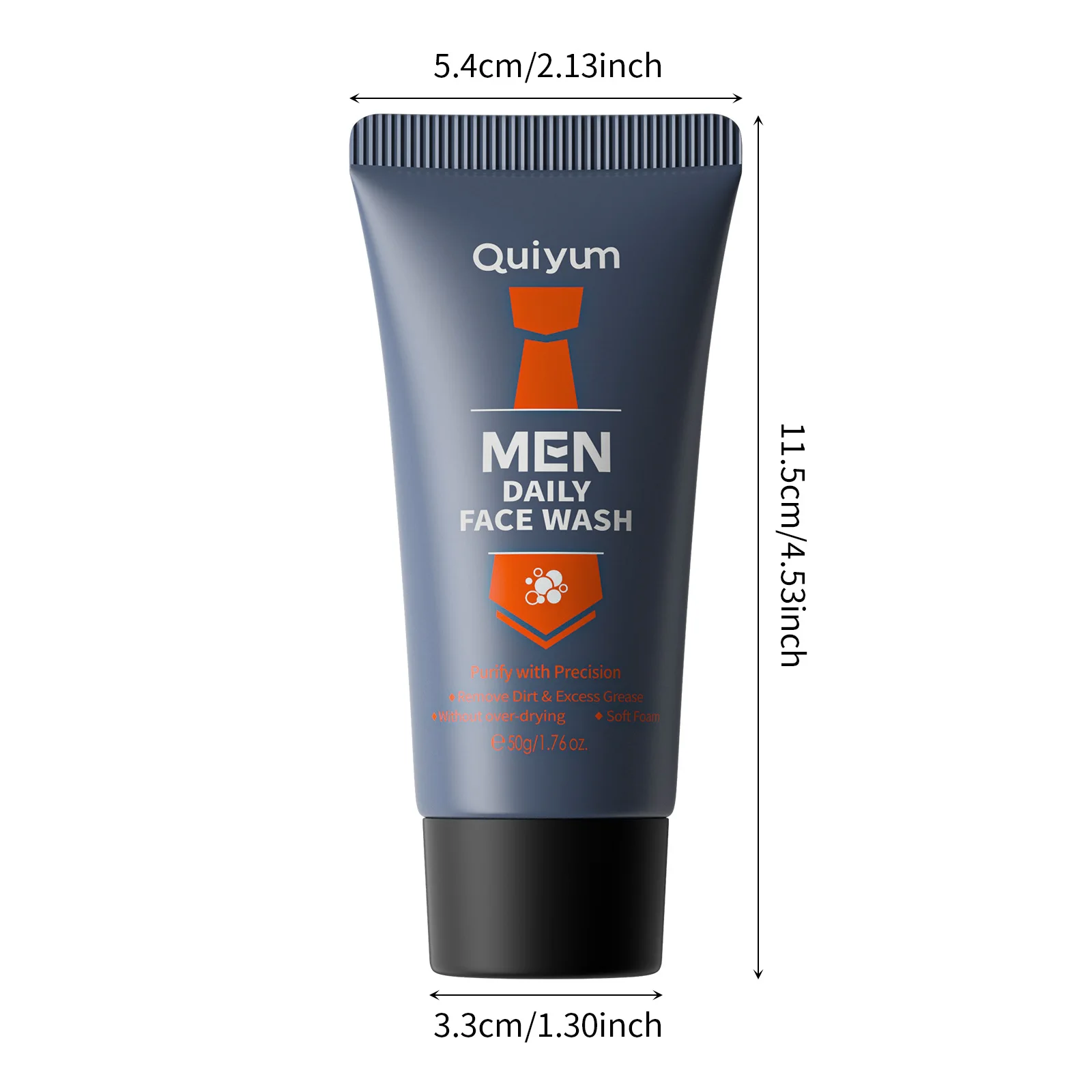 LAIKOU Men Facial Foaming Cleanser Deeply Cleansing Oil Control Moisturizing Blackhead Removal Skin Care Face Wash Foam Cleanser 5
