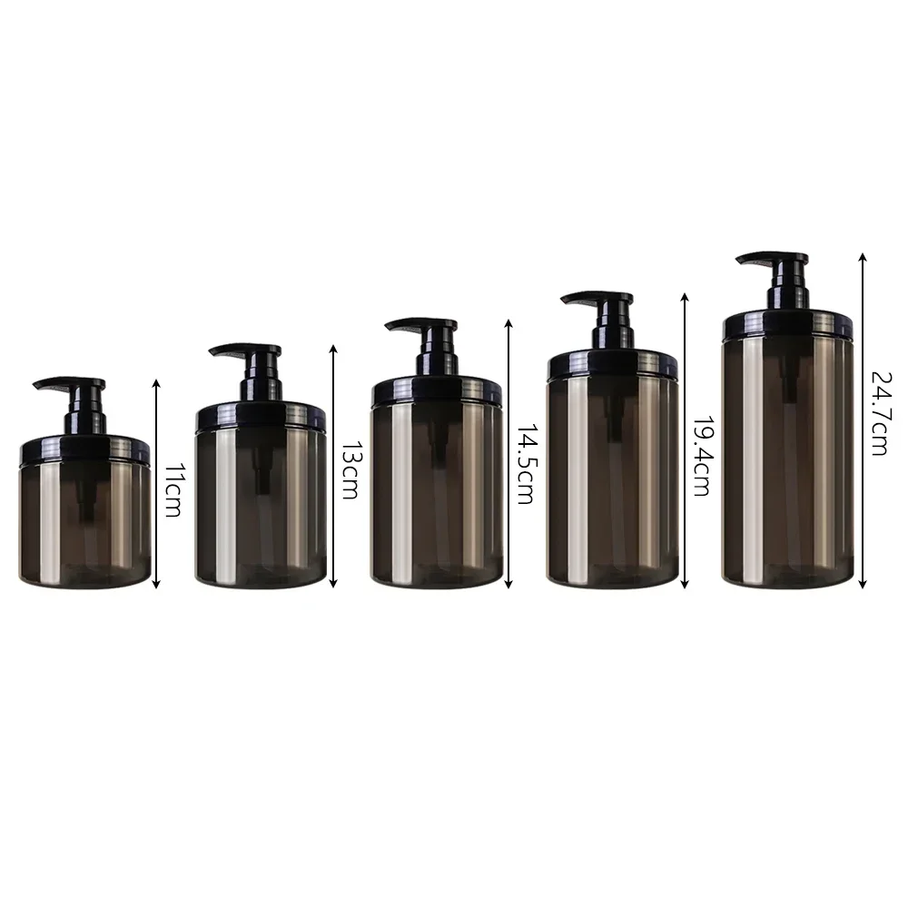 300/1200ML Plastic Pump Bottles Shampoo Conditioner Body Wash Dispenser Containers Refillable Lotion Bottles for Bathroom