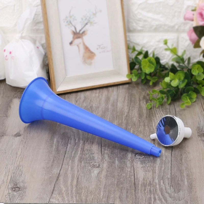 Description Picture 4 of itemCheer Plastic Horn Football Game Fans Cheerleader Accessories Props Vuvuzela Kid Trumpet World Cup Games Fans Cheering Horn Air