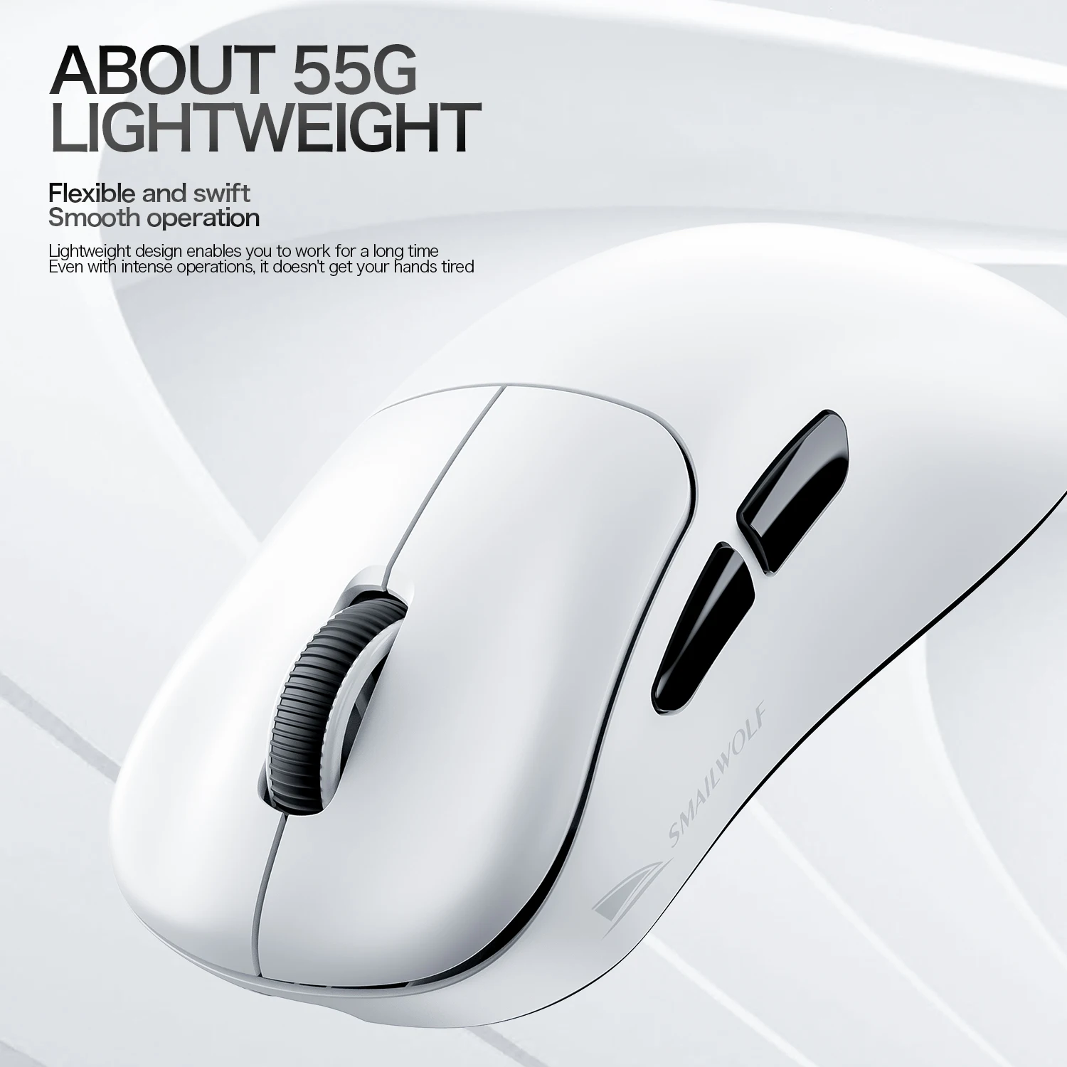 SMAILWOLF M5 Bluetooth Wireless Lightweight Gaming Mouse with Magnetic Charging