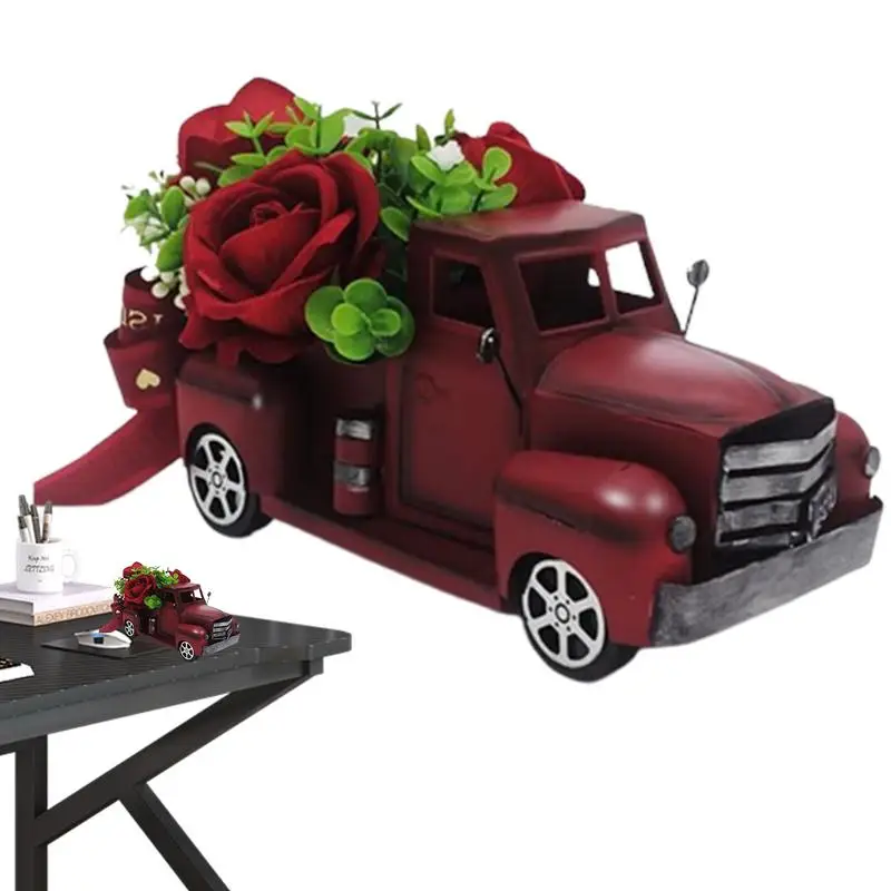 

New Year Christmas Trucks Ornaments Classic Christmas Gifts For Kids Holiday Desktop Decoration For Home