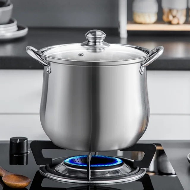 Large Stainless Steel Stock Pot 1