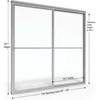 Deluxe Framed Sliding Tub Door, Fits 56-59 inch Opening, Clear Glass, Silver Finish Product Dimensions ‎60 x 6 x 58.5 inches 2