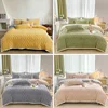 Winter Warm Blankets Fluffy Blanket for Bedroom Comfortable Blankets Soft Bed Covers Solid Color Autumn Bedspread Bed Suppiles 6