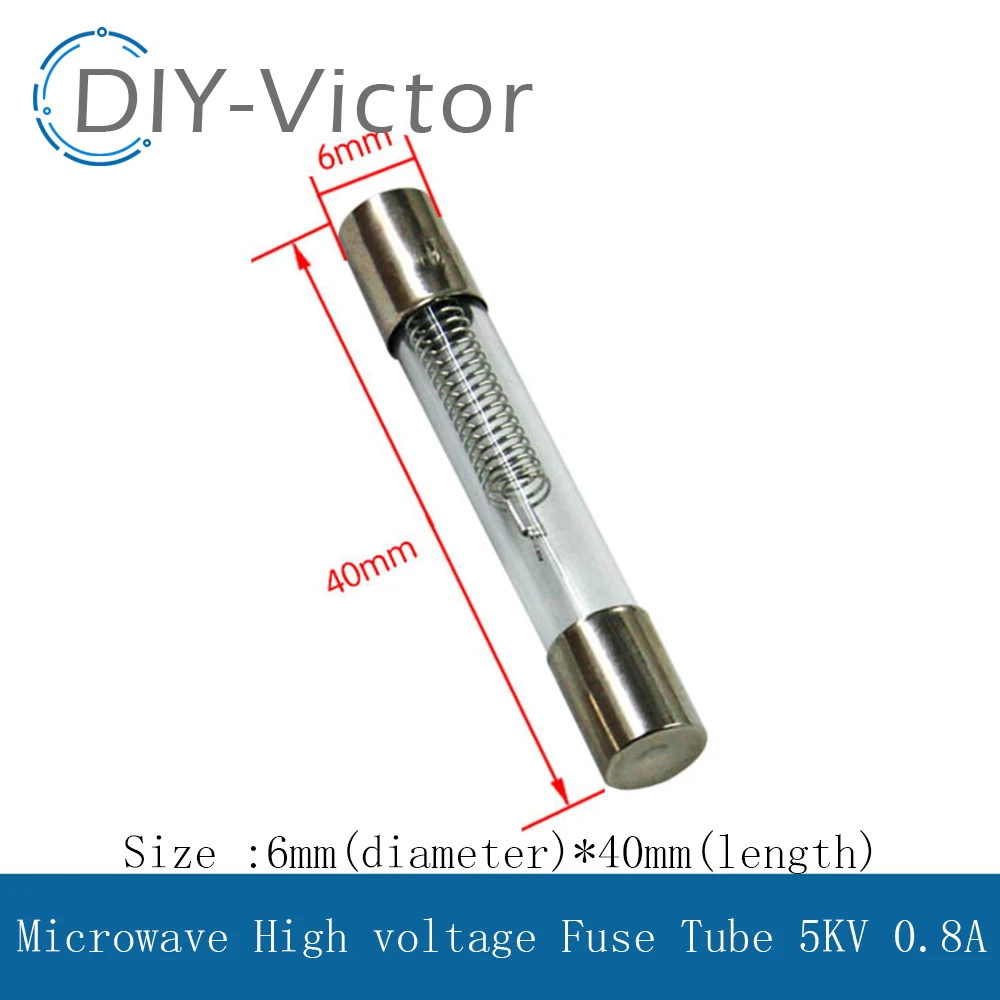 FUSIBLE0,8A5KV de OEM - FUSIBLE MICROONDAS Suelto 0,8Amp 5KV.