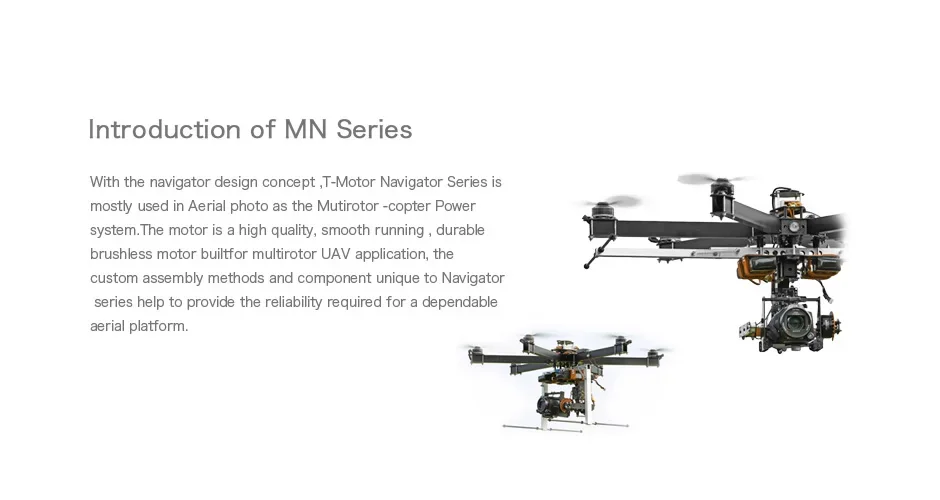 T-모터 브러시리스 고품질 아웃러너 타이거 모터 MN2212 KV780 KV920 UAV rc 드론 쿼드콥터 전기 모터