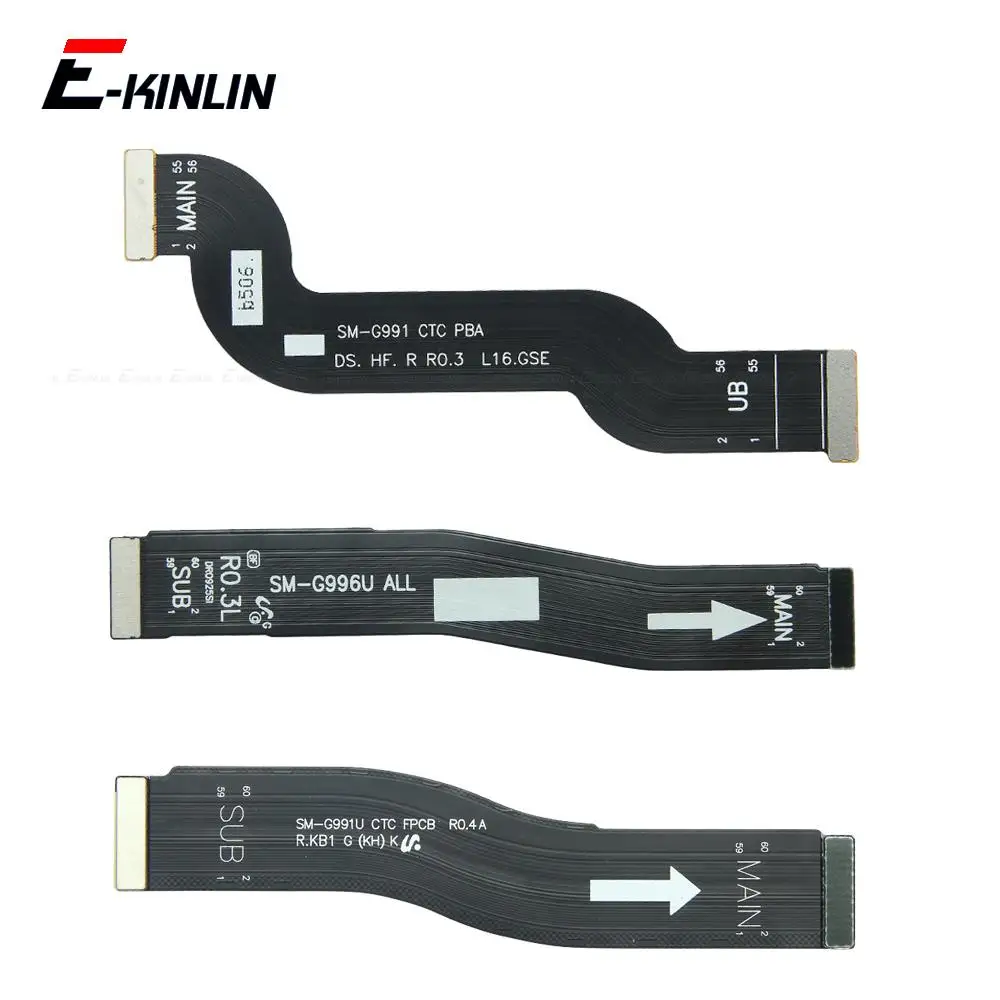 100% Nuova Scheda Madre Scheda Madre Display Lcd Connettore Cavo Flessibile Per Samsung Galaxy S10 Lite S20 Fe S21 Plus Ultra