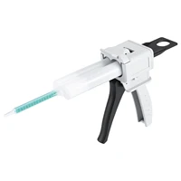 Pistolet distributeur 50ml, pistolet à colle époxy 1:1/2:1, pistolet de distribution mixte à impression, pistolet à colle AB à deux composants 3