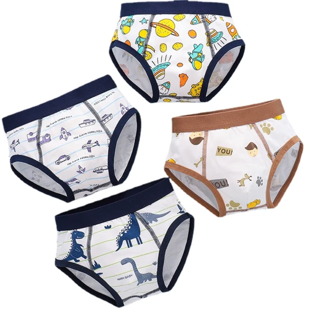 Summer Cotton Boys Brief Underwear Kids Shorts Underpanties For 3