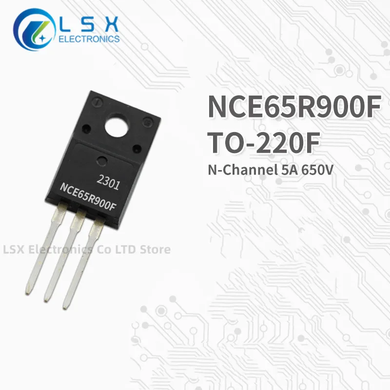 

10pcs New Original Factory Direct Sales Nce65r900f To-220f Encapsulation N Channel Mos Field Effect Transistor 5a 650v