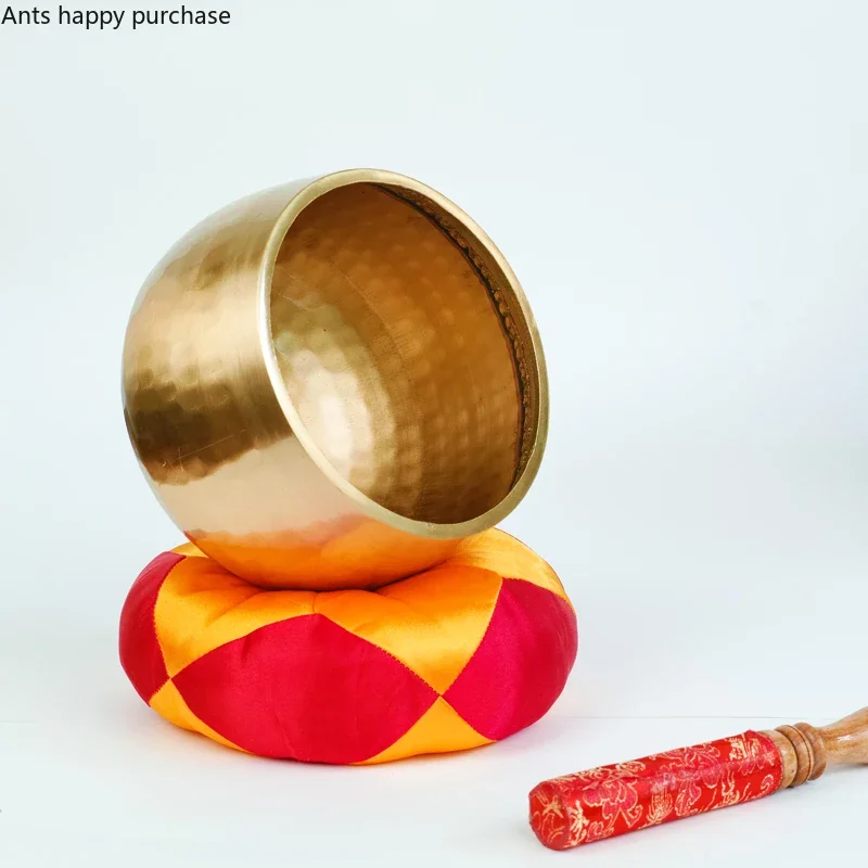 Handmade Copper Bowl Tibetan Singing Bowl Set Yoga Meditate Buddha Sound Bowls Practice Temple Tibetan Bowls Buddhist Supplies 3
