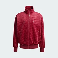 Veste de football zippée en velours pour homme Adidas Authentic Trefoil JV9271 4