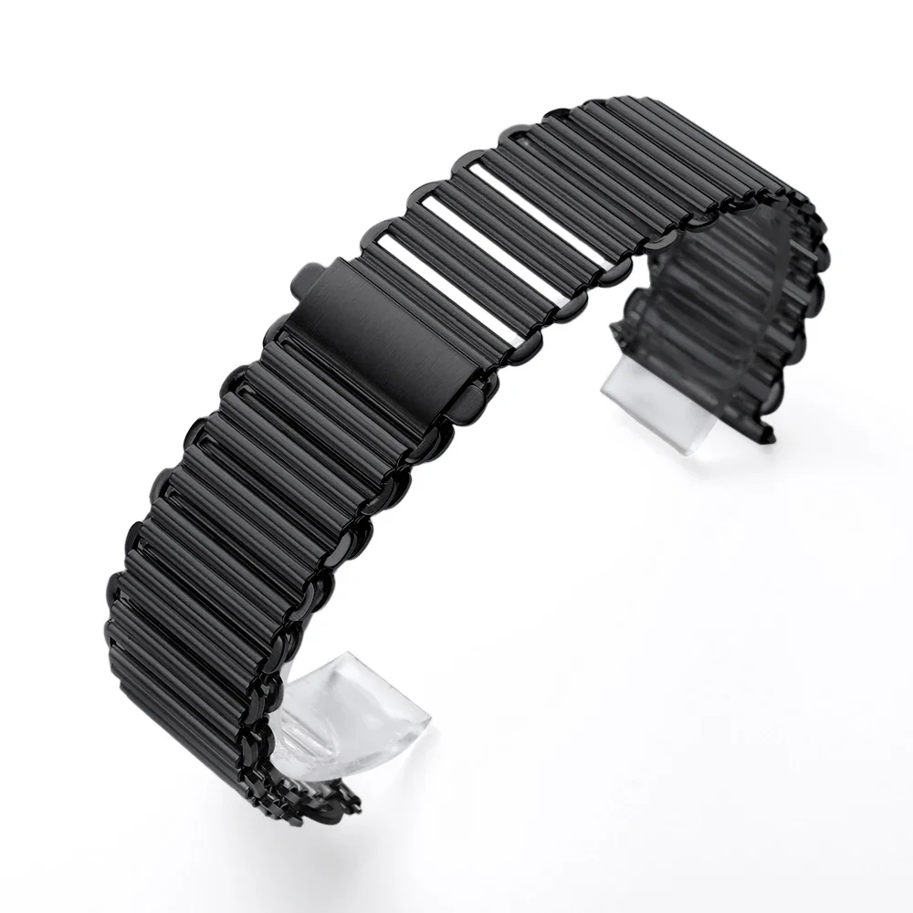 Premium 316L Stainless Steel Bonklip Watch Bracelet - Quick Release in Silver & Black