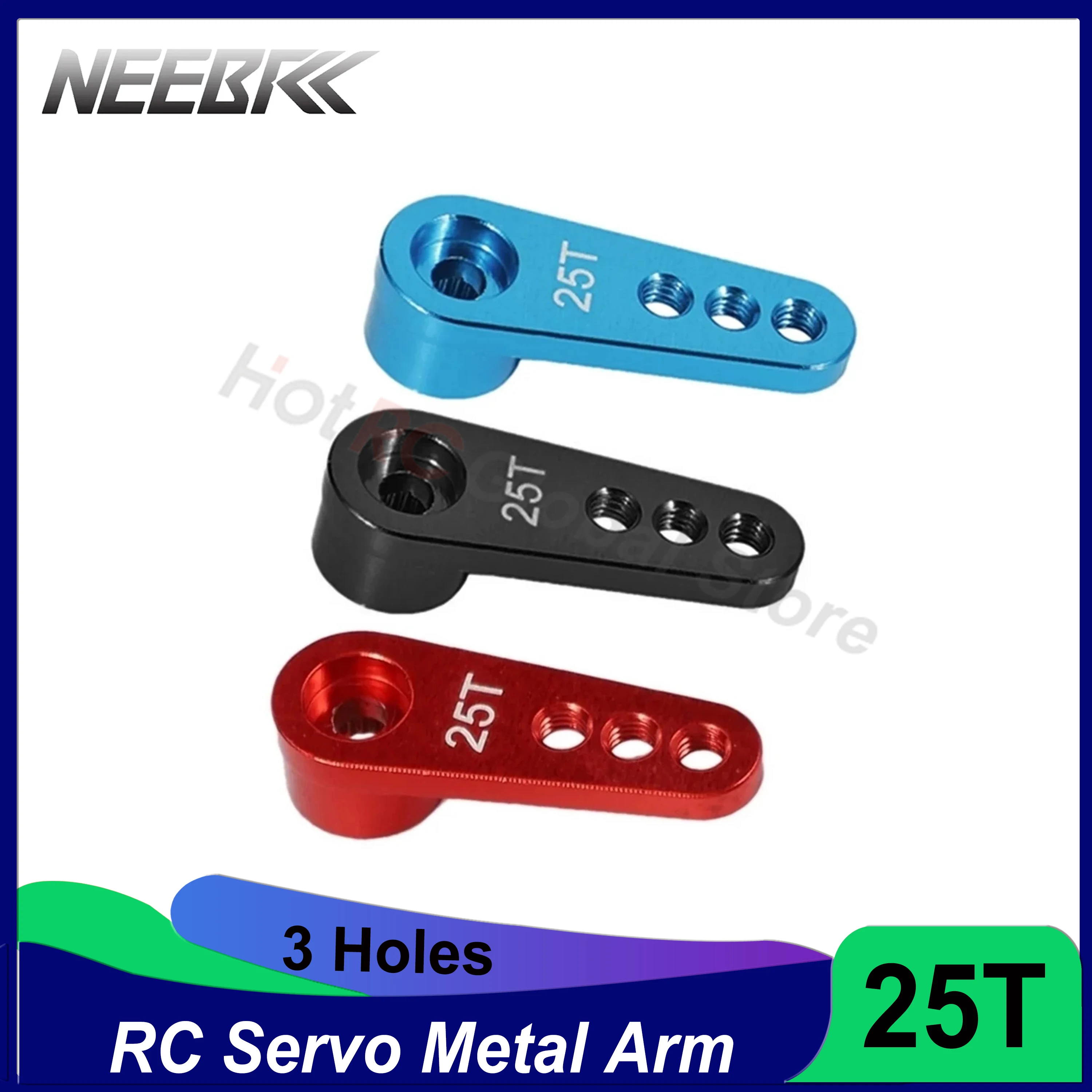 Металлический сервопривод DSPOWER 25T 28,5 мм для радиоуправляемого автомобиля 1/10 2 г 21 г 2 кг 25 кг лодка гусеничная машина Wltoys Futaba HSP Axial SCX10 Запчасти Аксессуары