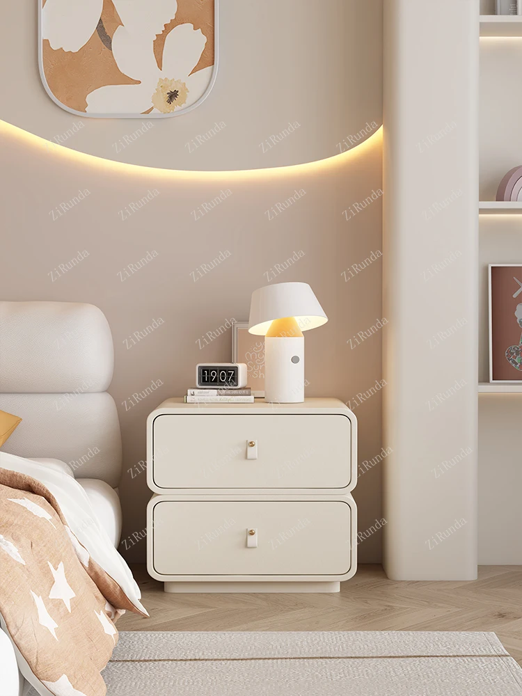*Solid wood children's bedside table simple ultra-narrow side cabinet
