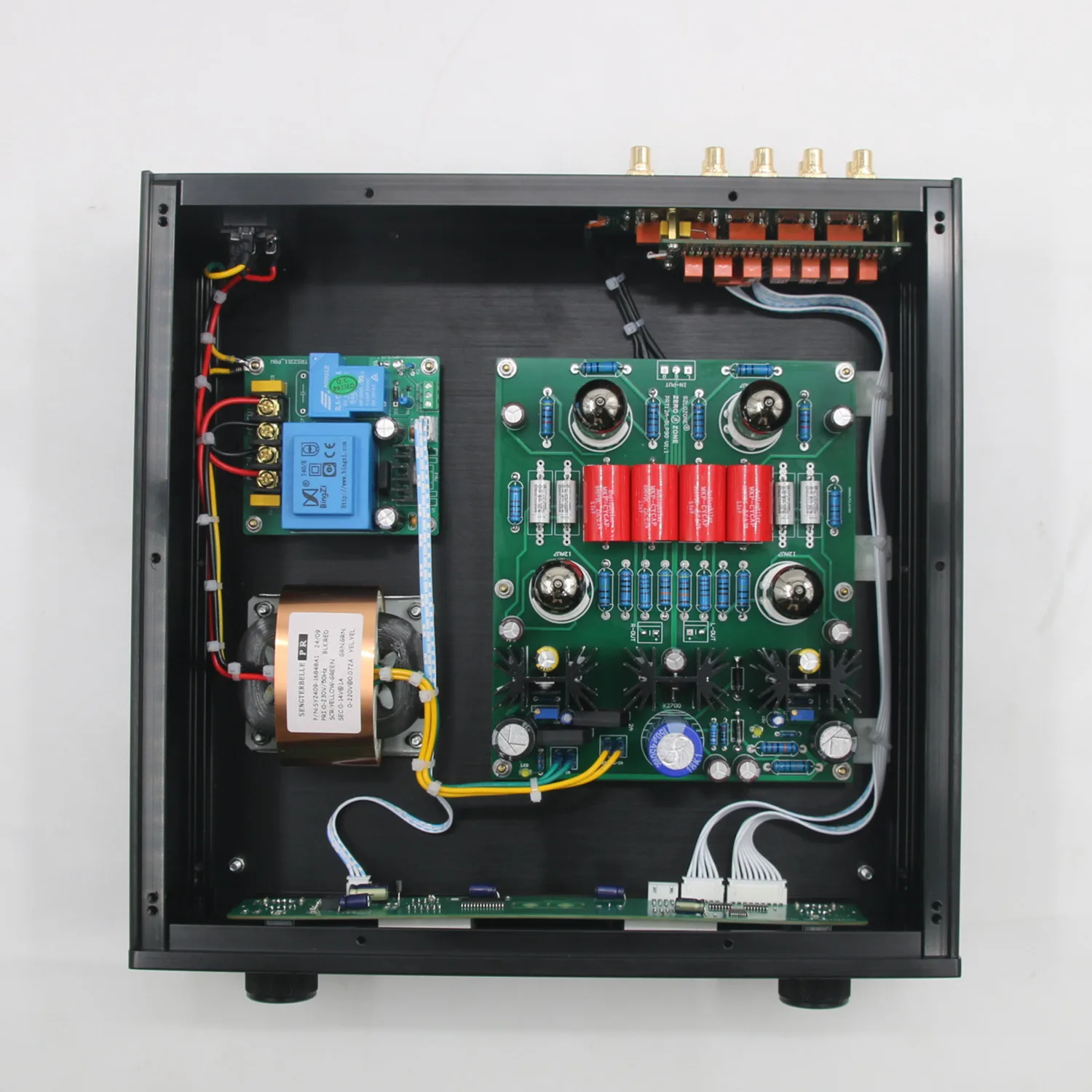 STR12A 12AU7/ECC82 Tube Remote Control Preamplifier HiFi Audio 4 In 1 Out Reference Cary SLP-90 Preamp Circuit 5