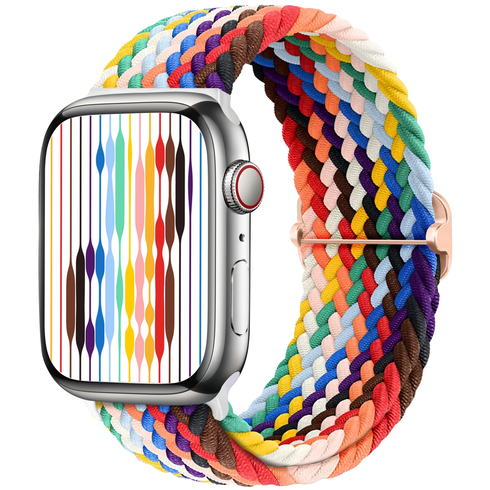 Braided Solo Loop Elastic Nylon Bracelet