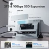 PULWTOP Vertical USB C Docking Station  with 4K@60Hz HDMI, 3 USB, SD/TF, PD3.0, RJ45, 3.5mm Audio for MacBook Pro/Air,Laptop 3