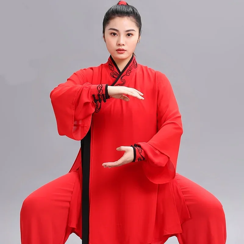 

Китайские технические искусства, костюм для выступлений, костюм кунг-фу, одежда тай-чи 11036