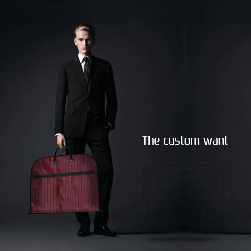 Premium Thickened Suit Bag for Travel and Storage with Zipper and Carry Handles Suits Tuxedos Dresses Coats Protect Dust Cover 6