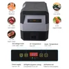 Mini Car Refrigerator Fridge Freezer with DC Compressor Dc Car Freezer for Outdoor Use Design Portable 12V 24V Black 60W 33L 6
