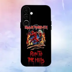 Iron Maiden Run to the Hills Soft Black Phone Case - Durable Protective Shell - Samsung a41 (Z1)