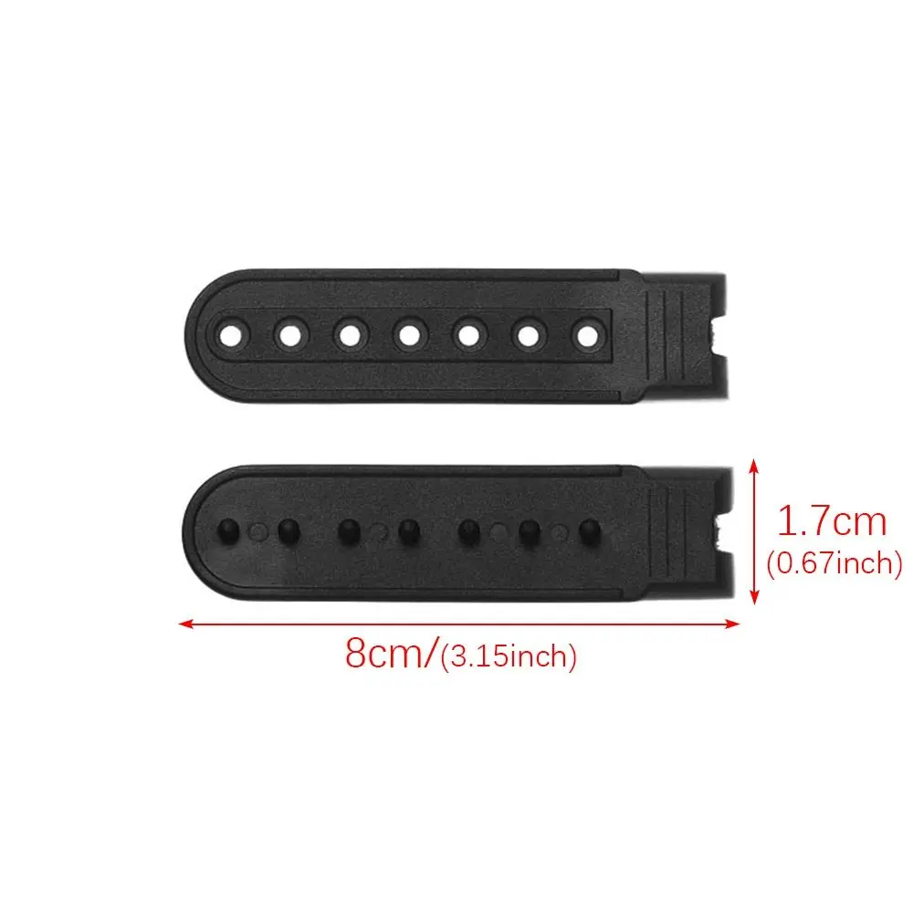 Baseball Cap Sports Hat Fashion Hat 5Set Snapback Strap Colorful Replacement 7 Holes Fasteners Buckle Strap Extender Hat Clip