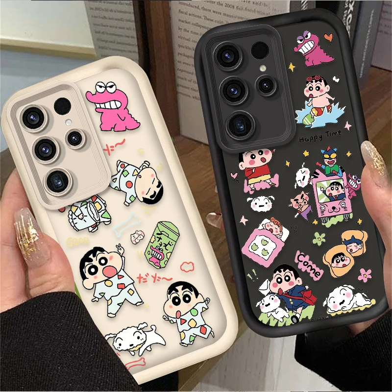 Cute S-ShinChan Silicone Phone Case Cover