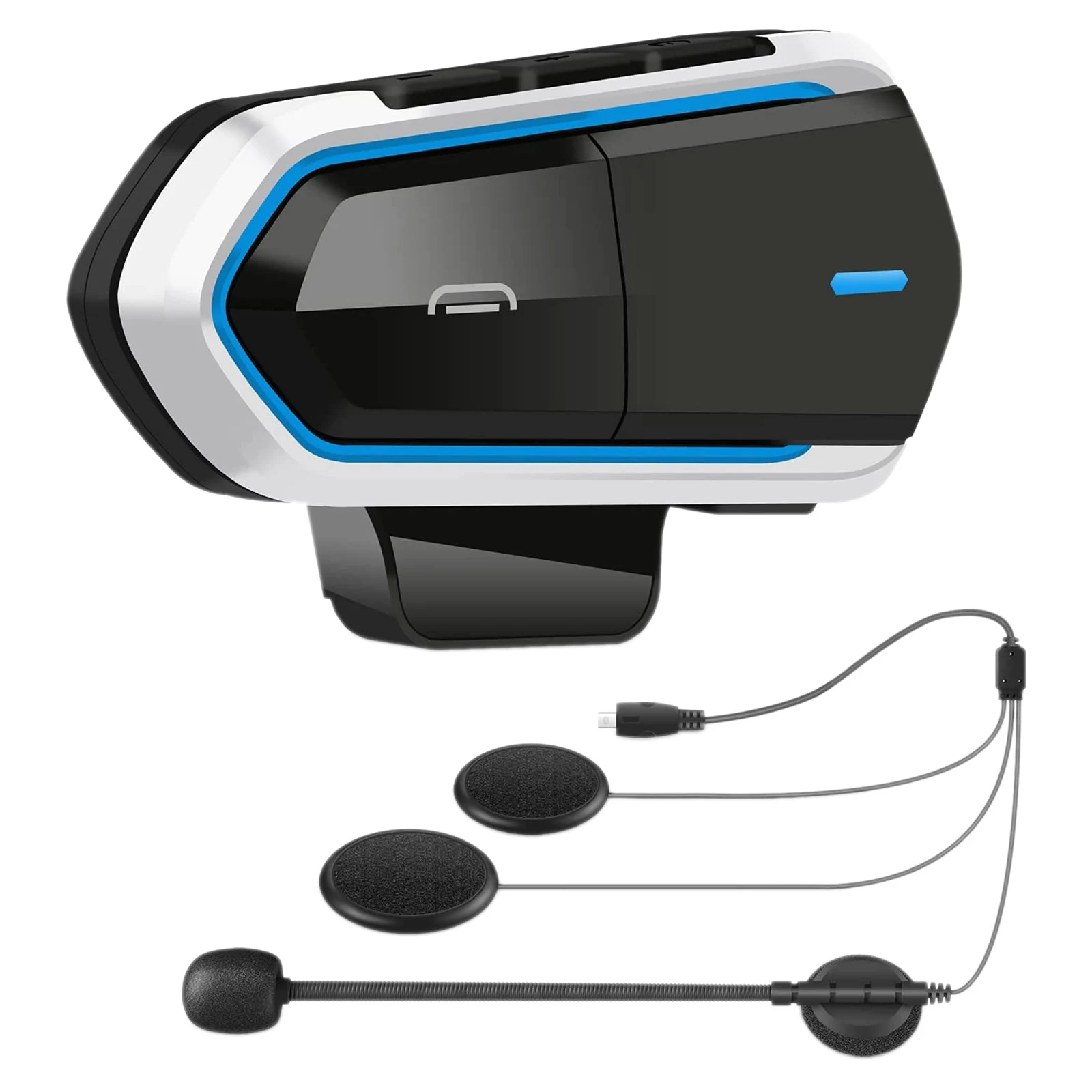 

Микрофон для мотоциклетного Интерком B35, Bluetooth, гарнитура для шлема, FM-радио, Hi-Fi качество звука Siri