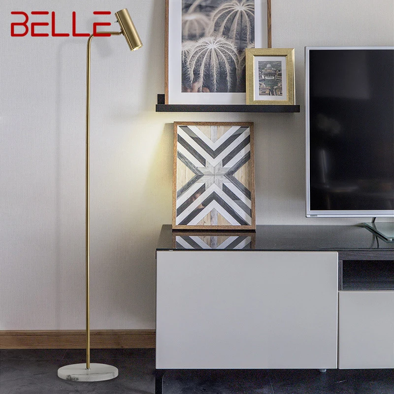 

BELLE Nordic Floor Lamp Minimalism Modern Family Iiving Room Bedroom Creativity LED Decorative Standing Light