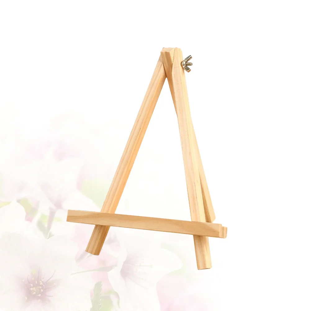 

Painting Easel Display Stand Tabletop Photo Stand Natural Wood A-Frame Painting Easel Students Artist (9 X 15Cm)