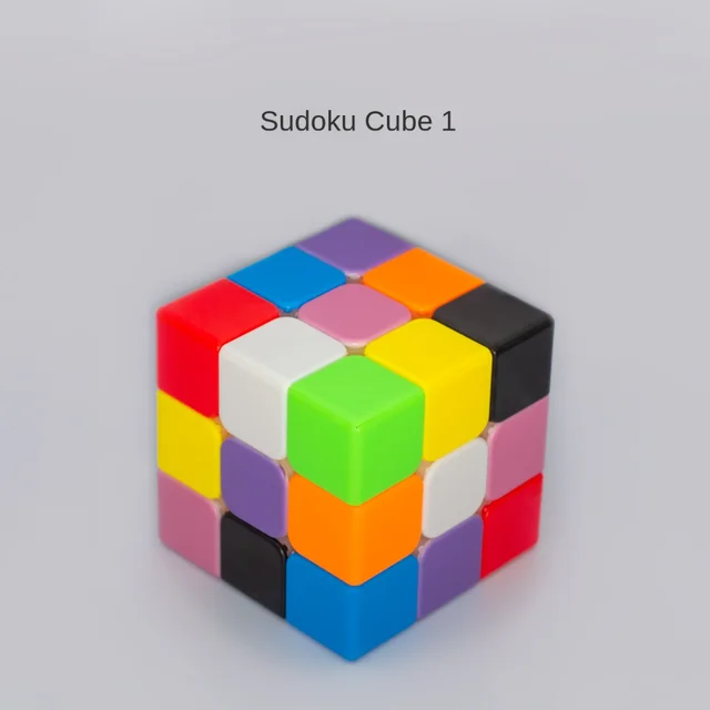 3x3x3 9-Color Sudoku Magic Cubes Brainy Classic Color Magic Cubes Stickerless  Cubo Mágico Profissional 1