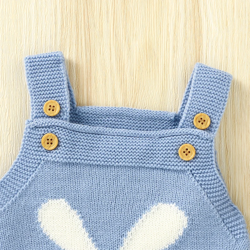 민소매 소녀 여름 Rompers 니트 아크릴 Onesie 0-18 개월 Bodysuit Sleepsuit